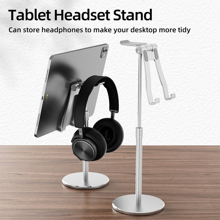 R-JUST PB03 Lifting / Angle Adjustable Multi-function Headset / Tablet / Mobile Phone Holder, Suitable for Devices Under 12.9 inch - Desktop Holder by R-JUST | Online Shopping UK | buy2fix