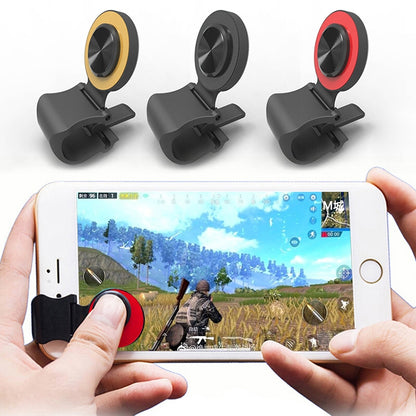 A9 Direct Mobile Clip Games Joystick Artifact Hand Travel Button Sucker with Ring Holder for iPhone, Android Phone, Tablet(Silver) - Handle Shooter by buy2fix | Online Shopping UK | buy2fix