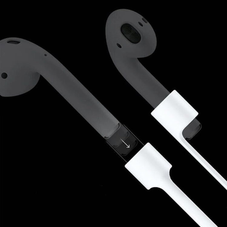 Wireless Bluetooth Earphone Anti-lost Strap Silicone Unisex Headphones Anti-lost Line for Apple AirPods 1/2, Cable Length: 60cm(White) - Apple Accessories by buy2fix | Online Shopping UK | buy2fix