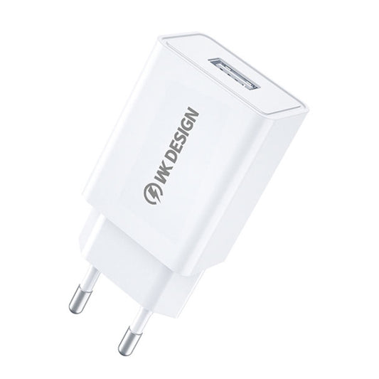 WK WP-U118 10W Single USB Port Travel Charger Power Adapter, EU Plug - USB Charger by WK | Online Shopping UK | buy2fix