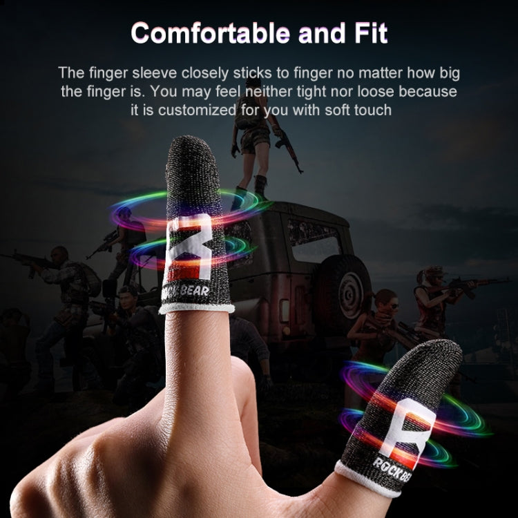 ROCK i27 Super Conductive Silver Fiber Anti-sweat Sensitive Touch Gaming Finger Cover for Thumb / Index Finger - Gaming Finger Sleeves by buy2fix | Online Shopping UK | buy2fix