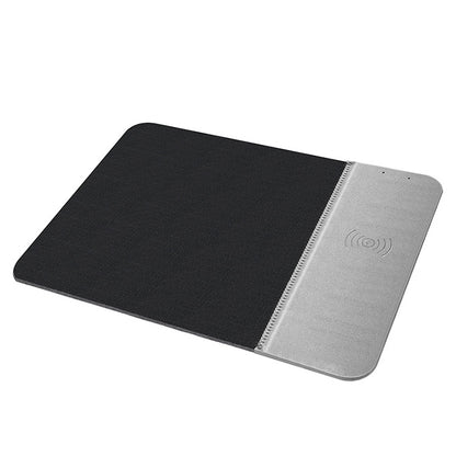 OJD-36 QI Standard 10W Lighting Wireless Charger Rubber Mouse Pad, Size: 26.2 x 19.8 x 0.65cm (Grey) - Apple Accessories by buy2fix | Online Shopping UK | buy2fix