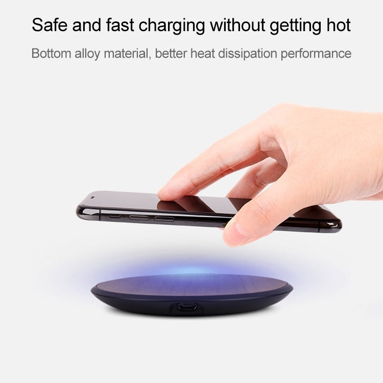 Musor 2 PCS 10W Phone Fast Charging Walnut Wireless Charger - Apple Accessories by buy2fix | Online Shopping UK | buy2fix