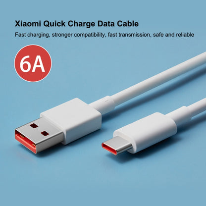 Original Xiaomi 6A USB to USB-C / Type-C Fast Charging Data Cable, Length: 1m - USB-C & Type-C Cable by Xiaomi | Online Shopping UK | buy2fix