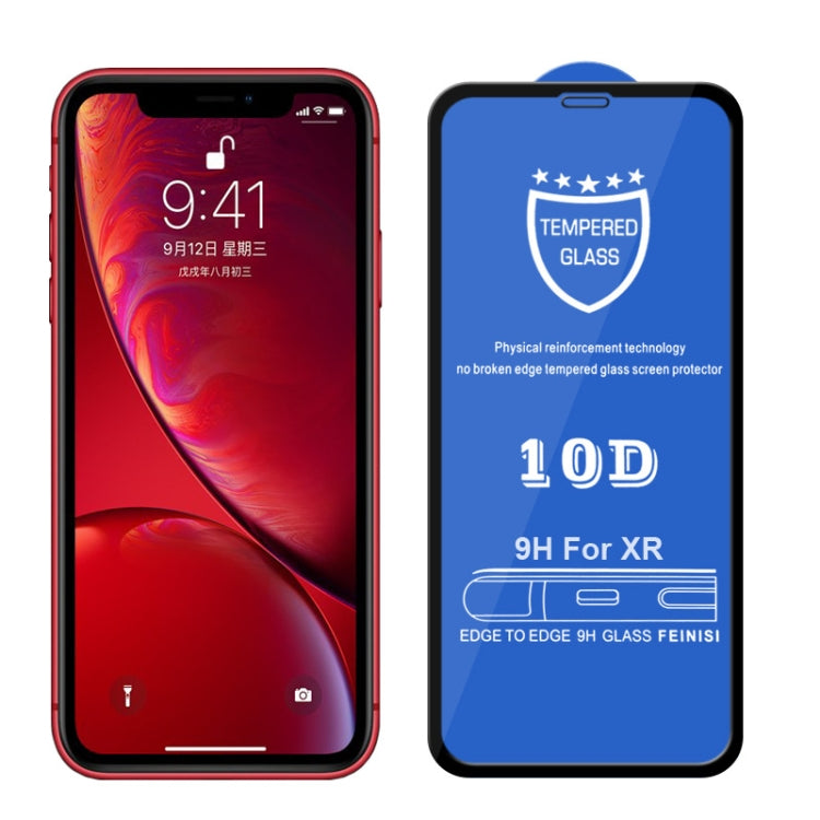 For iPhone 11 / XR 9H  Full Screen Tempered Glass Screen Protector - iPhone XR Tempered Glass by buy2fix | Online Shopping UK | buy2fix