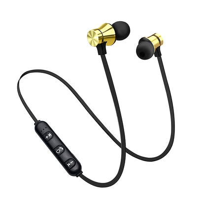 XT11 Magnetic In-Ear Wireless Bluetooth V4.2 Earphones(Gold) - Neck-mounted Earphone by buy2fix | Online Shopping UK | buy2fix