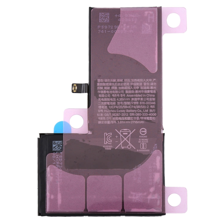 2716mAh Li-ion Battery for iPhone X - For iPhone by buy2fix | Online Shopping UK | buy2fix