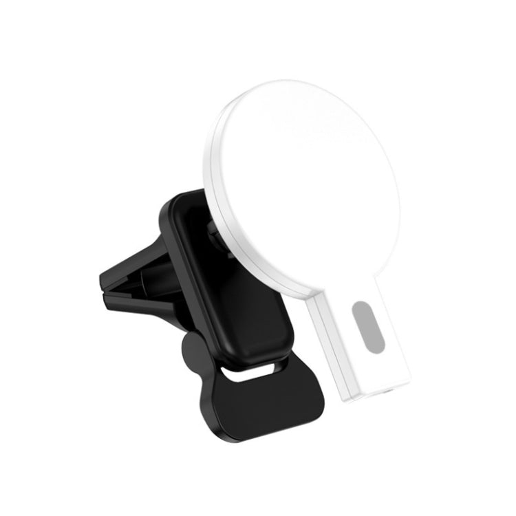 K07 15W Max Output Magnetic Car Air Outlet Bracket Wireless Charger(White) - In Car by buy2fix | Online Shopping UK | buy2fix