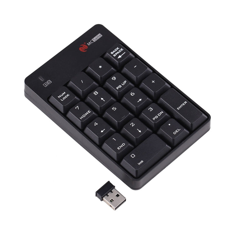 MC Saite SK-51AG 2 in 1 2.4G USB Numeric Wireless Keyboard  & Mini Calculator for Laptop Desktop PC(Black) - Wireless Keyboard by MC Saite | Online Shopping UK | buy2fix