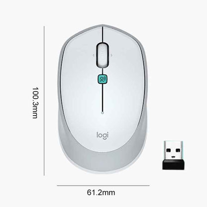 Logitech Voice M380 4 Buttons Smart Voice Input Wireless Mouse (Silver Grey) - Wireless Mice by Logitech | Online Shopping UK | buy2fix