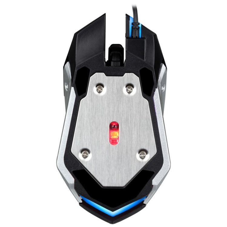 Chasing Leopard K1 USB 1600DPI Three-speed Adjustable LED Backlight Mute Wired Optical Gaming Mouse, Length: 1.3m(White) - Computer & Networking by Chasing Leopard | Online Shopping UK | buy2fix