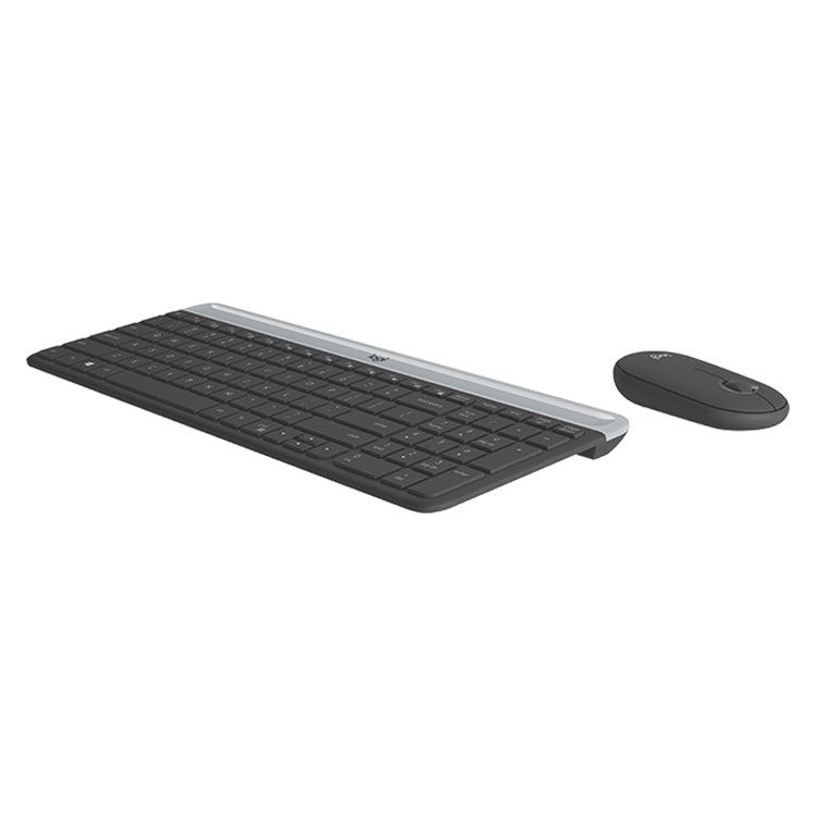 Logitech MK470 Wireless Silence Keyboard Mouse Set (Black) - Wireless Keyboard by Logitech | Online Shopping UK | buy2fix