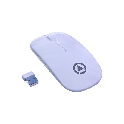 YINDIAO A2 2.4GHz 1600DPI 3-modes Adjustable Wireless Silent Mouse, Battery Powered(White) - Computer & Networking by YINDIAO | Online Shopping UK | buy2fix