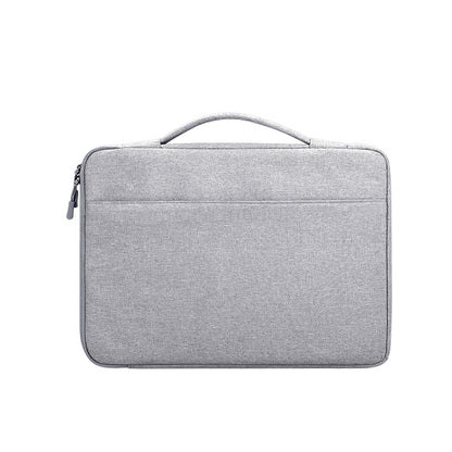 Oxford Cloth Waterproof Laptop Handbag for 15.6 inch Laptops, with Trunk Trolley Strap(Grey) - 15.6 - 17 inch by buy2fix | Online Shopping UK | buy2fix