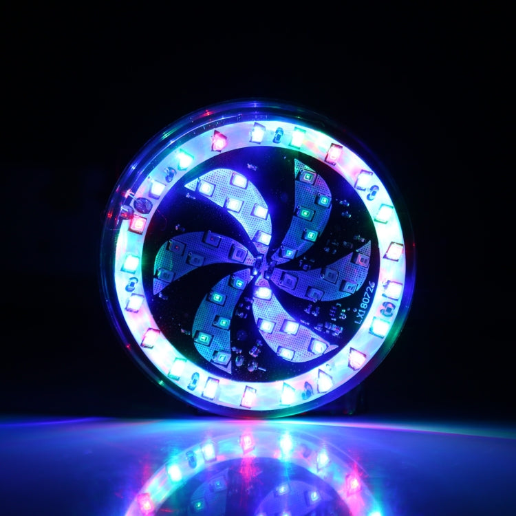 65 LEDs SMD 2835 Motorcycle Modified Windmill Angel Eyes RGB Light Fire Wheel Light Styling Flash Atmosphere Lamp, Diameter: 8.3cm, DC 12V - Ornamental Parts by buy2fix | Online Shopping UK | buy2fix