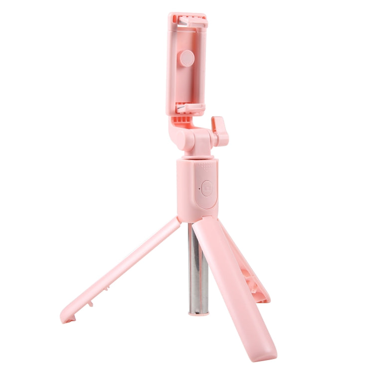 R1 Multifunctional Bluetooth Tripod Selfie Stick (Pink) - Consumer Electronics by buy2fix | Online Shopping UK | buy2fix