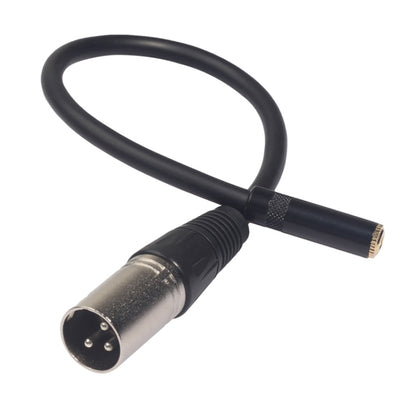 TC227K17-03 3.5mm Female to XLR Male Audio Cable, Length: 0.3m - Consumer Electronics by buy2fix | Online Shopping UK | buy2fix