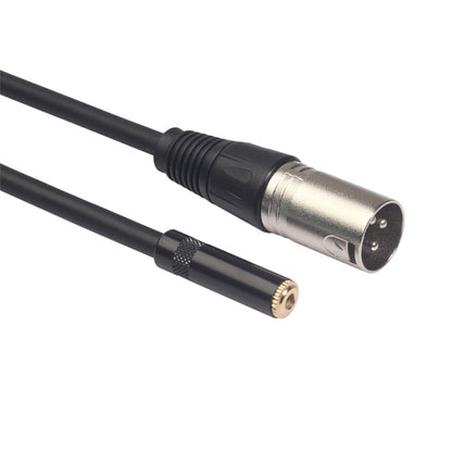 TC227K17-03 3.5mm Female to XLR Male Audio Cable, Length: 0.3m - Consumer Electronics by buy2fix | Online Shopping UK | buy2fix