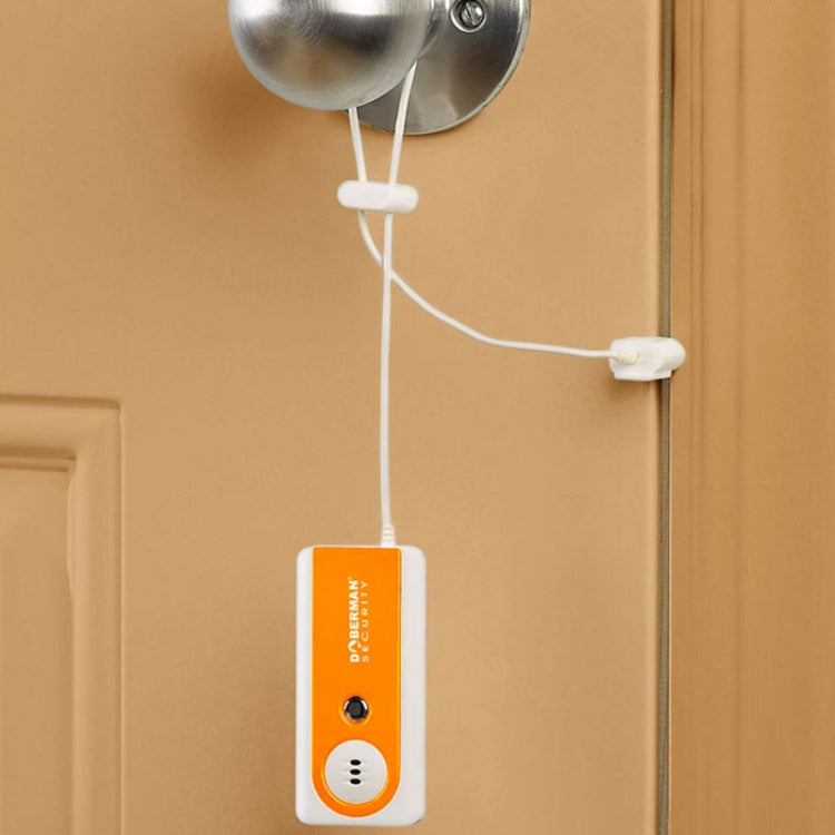 SE-0203 Mobile Door and Window Anti-theft Alarm with Lighting Light, Decibel: 100dB (Orange) - Security by buy2fix | Online Shopping UK | buy2fix
