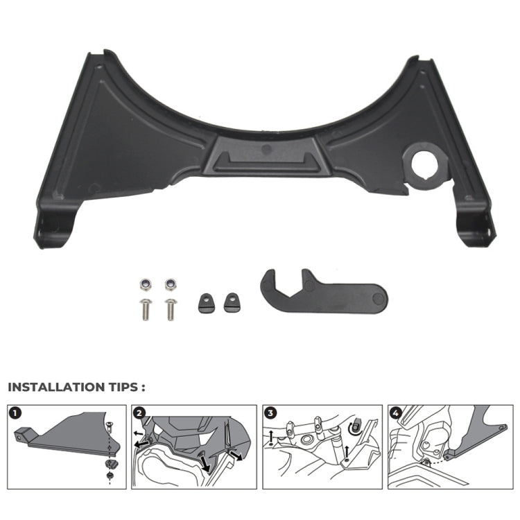 For BMW R1250GS Adv 2018-2022 Motorcycle Cockpit Fairing Windshied - Ornamental Parts by buy2fix | Online Shopping UK | buy2fix