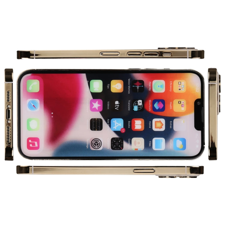 For iPhone 13 Pro Max Color Screen Non-Working Fake Dummy Display Model(Gold) - Mobile Accessories by buy2fix | Online Shopping UK | buy2fix