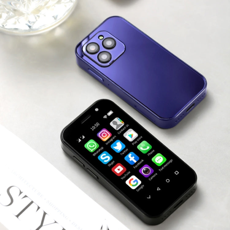 SOYES 14 Pro, 2GB+16GB, Face Recognition, 3.0 inch Android 9.0 MTK6739CW Quad Core up to 1.28GHz, OTG, Network: 4G, Dual SIM, Support Google Play (Purple) - SOYES by SOYES | Online Shopping UK | buy2fix