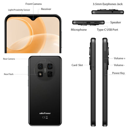 [HK Warehouse] Ulefone Note 15, 2GB+32GB, Face ID Identification, 6.22 inch Android 12 GO MediaTek MT6580 Quad-core up to 1.3GHz, Network: 3G, Dual SIM(Twilight Black) - Ulefone by Ulefone | Online Shopping UK | buy2fix