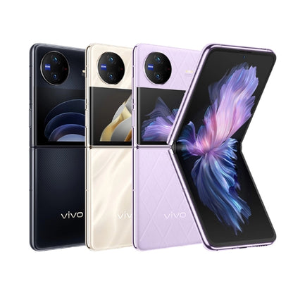 vivo X Flip 5G, 50MP Camera, 12GB+256GB, Dual Back Cameras, Side Fingerprint Identification, 4400mAh Battery, 6.74 inch + 3.0 inch Android 13.0 OriginOS 3 Qualcomm Snapdragon 8+ Gen1 Octa Core up to 3.0GHz, NFC, OTG, Network: 5G (Black) - vivo by vivo | Online Shopping UK | buy2fix