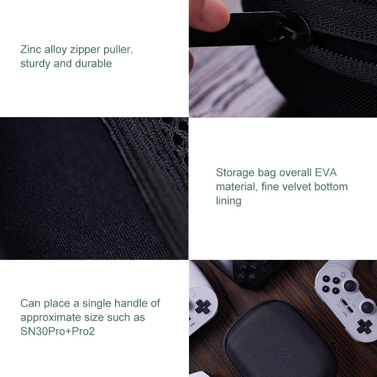 8Bitdo Gamepad Storage Bag for SN30 PRO 2 / SN30 PRO+(Black) - Other Accessories by 8BitDo | Online Shopping UK | buy2fix