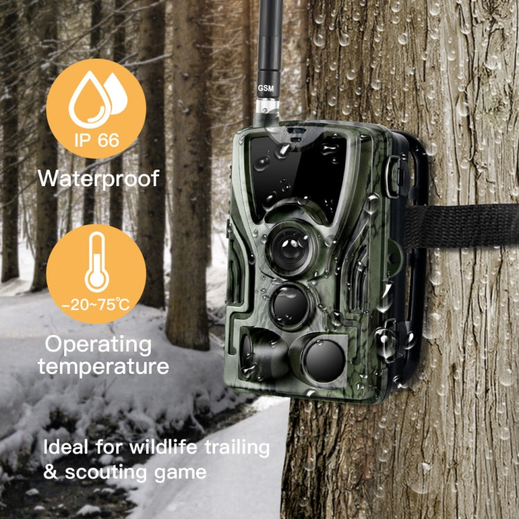 HC801M 2G GSM Waterproof IP66 IR Night Vision Security Hunting Trail Camera, 120 Degree PIR Angle - Hunting Cameras by buy2fix | Online Shopping UK | buy2fix