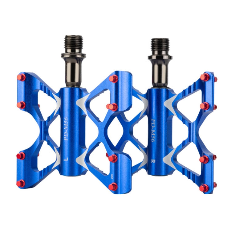 PROMEND PD-M56 1 Pair Mountain Bicycle Aluminum Alloy 3-Bearings Pedals (Blue) - Pedals by PROMEND | Online Shopping UK | buy2fix