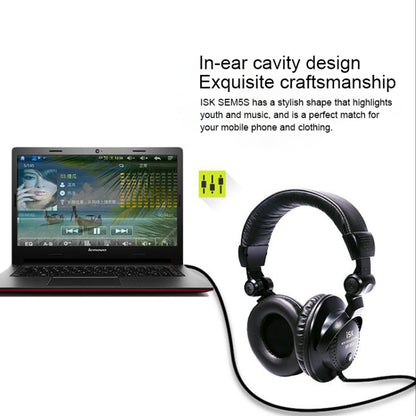 ISK HP-960B Noise Isolating Monitor Headphones Dynamic Stereo K Song Wired Headset - Computer & Networking by buy2fix | Online Shopping UK | buy2fix