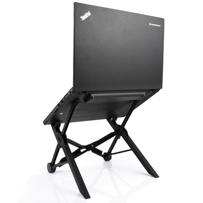 NEXSTAND Portable Adjustable Foldable Desk Holder Stand for Laptop / Notebook, Suitable for: More than 11.6 inch(Black) - Computer & Networking by buy2fix | Online Shopping UK | buy2fix