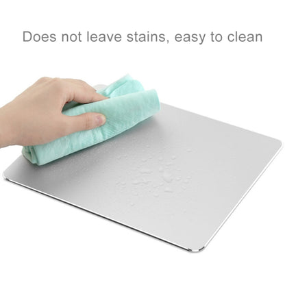 Aluminum Alloy Double-sided Non-slip Mat Desk Mouse Pad, Size : Mini(Silver) - Mouse Pads by buy2fix | Online Shopping UK | buy2fix