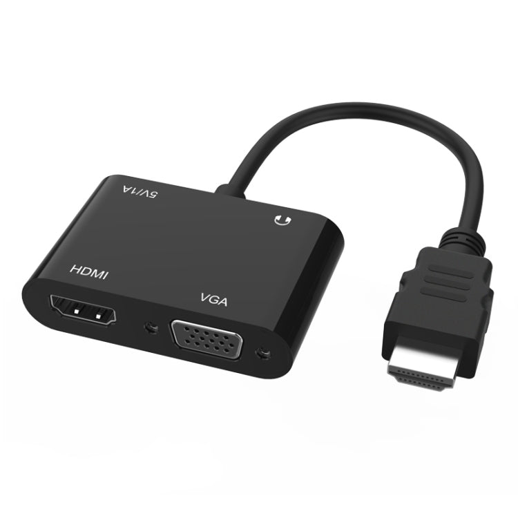 5165HV HDMI to HDMI + VGA Adapter - Computer & Networking by buy2fix | Online Shopping UK | buy2fix