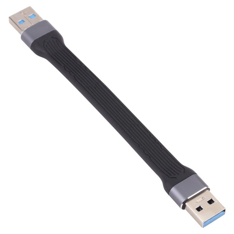 10Gbps USB Male to USB Male Soft Flat Sync Data Fast Charging Cable -  by buy2fix | Online Shopping UK | buy2fix