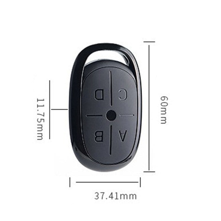 433MHZ 4-button Letter Style Wireless Copy Style Electric Barrier Garage Door Battery Car Key Remote Controller - Consumer Electronics by buy2fix | Online Shopping UK | buy2fix