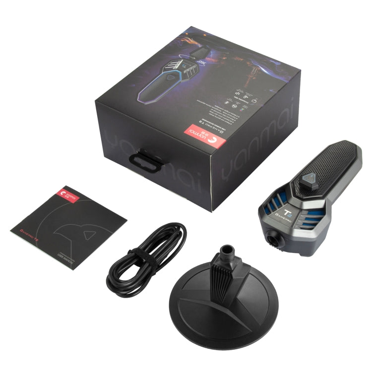 Yanmai T2 USB Gaming Condenser Microphone with RGB Lighting - Microphone by Yanmai | Online Shopping UK | buy2fix