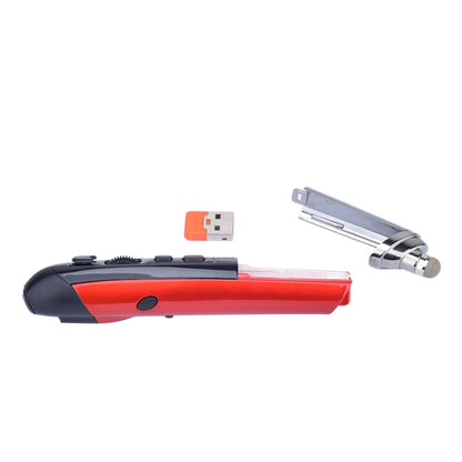 PR-08 6-keys Smart Wireless Optical Mouse with Stylus Pen & Laser Function (Red) - Computer & Networking by buy2fix | Online Shopping UK | buy2fix