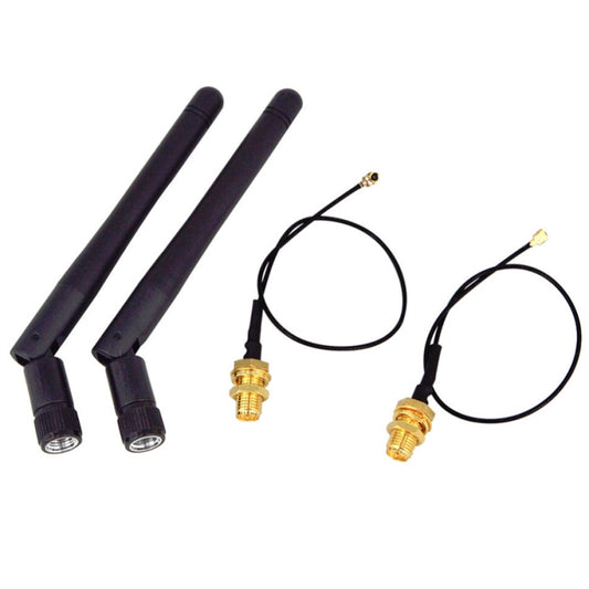 2.4G Folding Antenna with IPX Signal 5dBi Dual Antennas - Consumer Electronics by buy2fix | Online Shopping UK | buy2fix