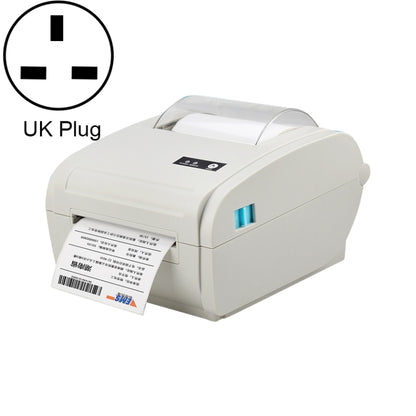 POS-9210 110mm USB POS Receipt Thermal Printer Express Delivery Barcode Label Printer, UK Plug(White) - Consumer Electronics by buy2fix | Online Shopping UK | buy2fix