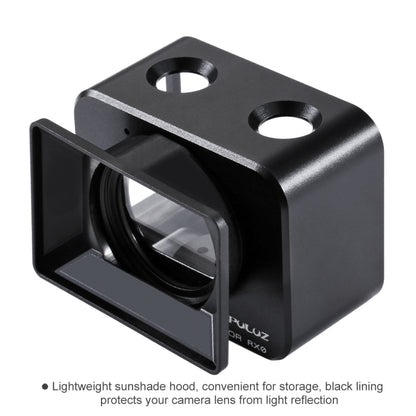 PULUZ for Sony RX0 Aluminum Alloy Protective Cage + 37mm UV Filter Lens + Lens Sunshade with Screws and Screwdrivers(Black) - Metal Cases by PULUZ | Online Shopping UK | buy2fix