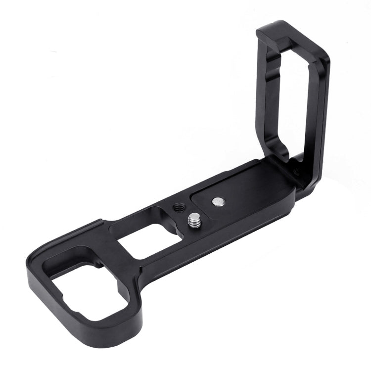 PULUZ 1/4 inch Vertical Shoot Quick Release L Plate Bracket Base Holder for Sony A9 (ILCE-9) / A7 III/ A7R III(Black) - Camera Accessories by PULUZ | Online Shopping UK | buy2fix