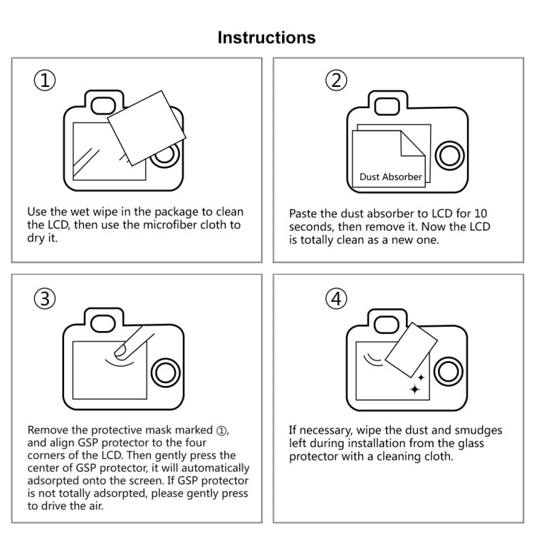 PULUZ 2.5D 9H Tempered Glass Film for Canon EOS R - Camera Accessories by PULUZ | Online Shopping UK | buy2fix