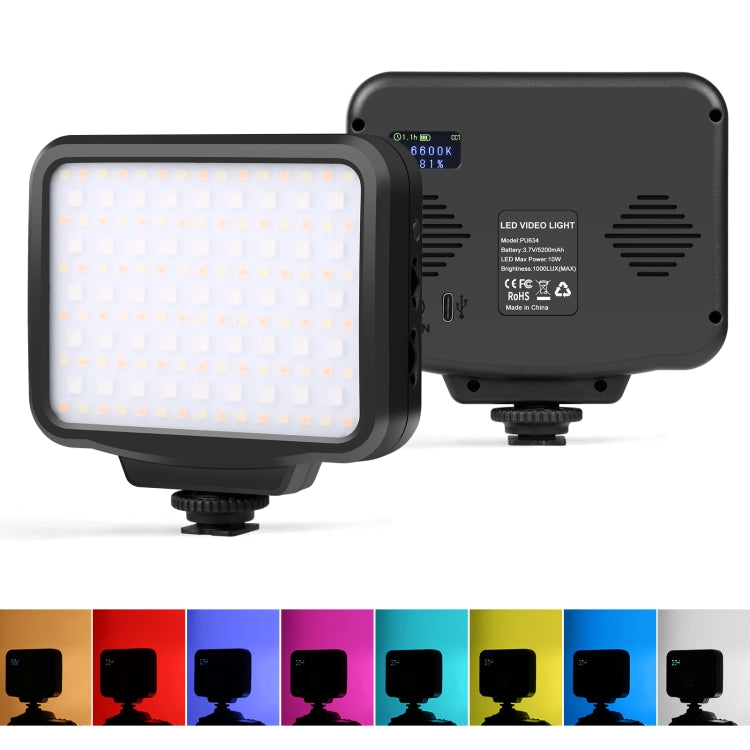 PULUZ Pocket 2500-9900K+RGB Full Color Beauty Fill Light Handheld On-Camera Photography LED Light - Camera Accessories by PULUZ | Online Shopping UK | buy2fix