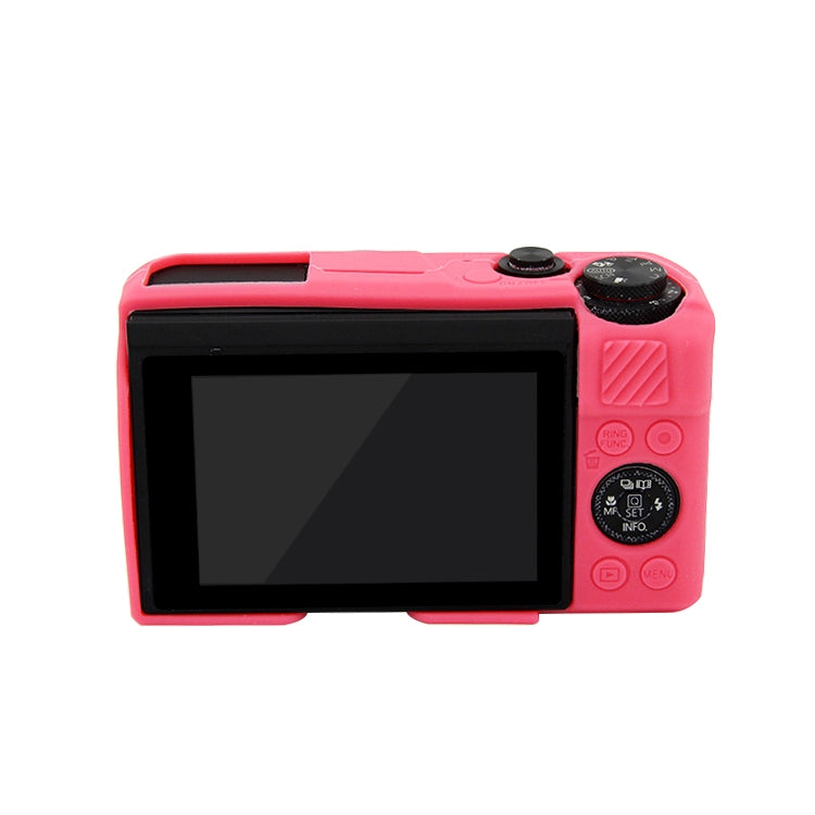 PULUZ Soft Silicone Protective Case for Canon EOS G7 X Mark II(Rose Red) - Camera Accessories by PULUZ | Online Shopping UK | buy2fix