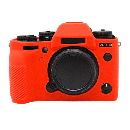 PULUZ Soft Silicone Protective Case for FUJIFILM XT3(Red) - Camera Accessories by PULUZ | Online Shopping UK | buy2fix