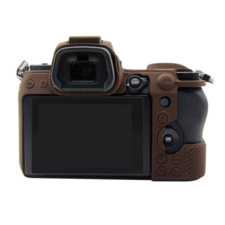 PULUZ Soft Silicone Protective Case for Nikon Z6 / Z7(Coffee) - Protective Case by PULUZ | Online Shopping UK | buy2fix