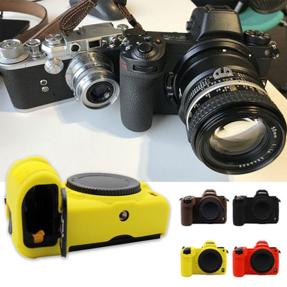 PULUZ Soft Silicone Protective Case for Nikon Z6 / Z7(Coffee) - Protective Case by PULUZ | Online Shopping UK | buy2fix