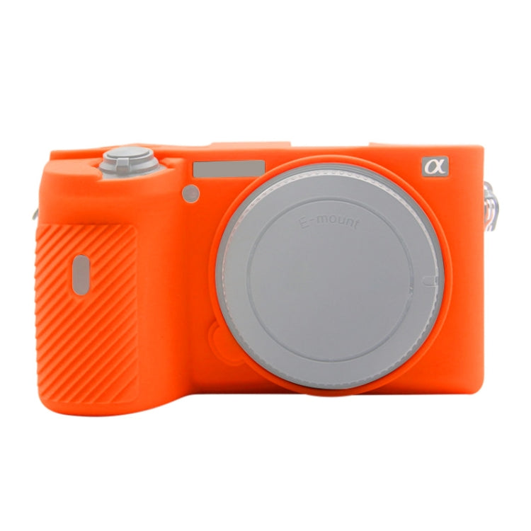 PULUZ Soft Silicone Protective Case for Sony A6600 / ILCE-6600(Orange) - Protective Case by PULUZ | Online Shopping UK | buy2fix